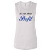 Ladies' Bella Flowy Scoop Muscle Tank Thumbnail